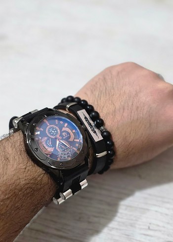 Kutulu 3'lü Şık Saat Seti - Görsel 3