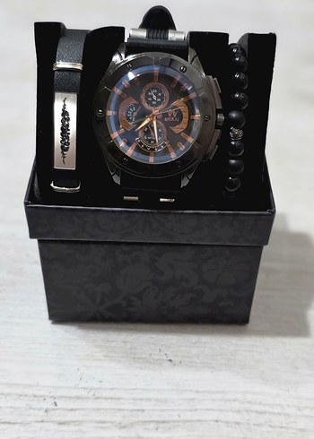 Kutulu 3'lü Şık Saat Seti - Görsel 7