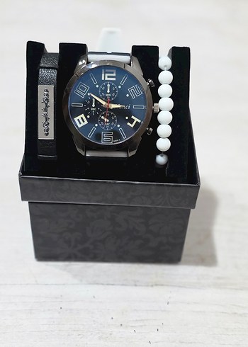 Kutulu 3'lü Şık Saat Seti - Görsel 7