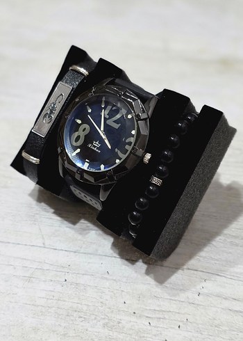 Kutulu 3'lü Şık Saat Seti - Görsel 2