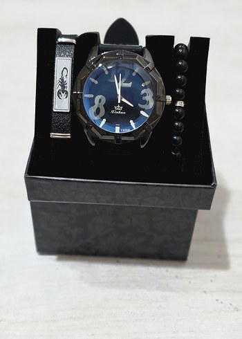 Kutulu 3'lü Şık Saat Seti - Görsel 6