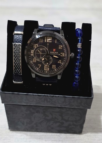 Kutulu 3'lü Şık Saat Seti - Görsel 7