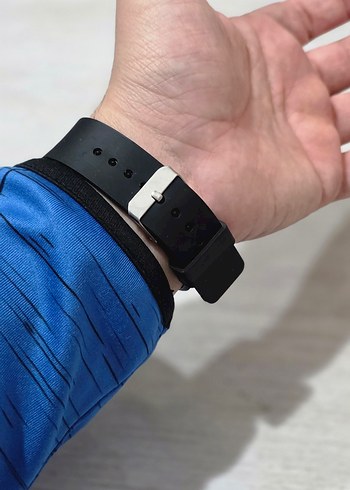 Şık Led Göstergeli Siyah Saat  - Görsel 4