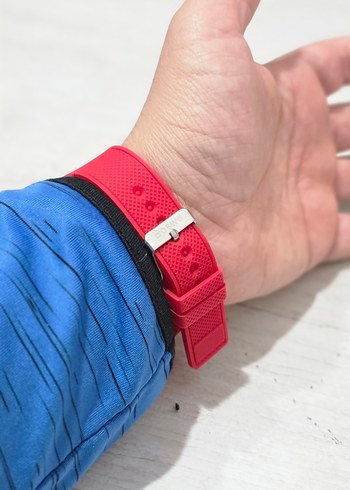 Şık Analog Kırmızı Saat  - Görsel 7