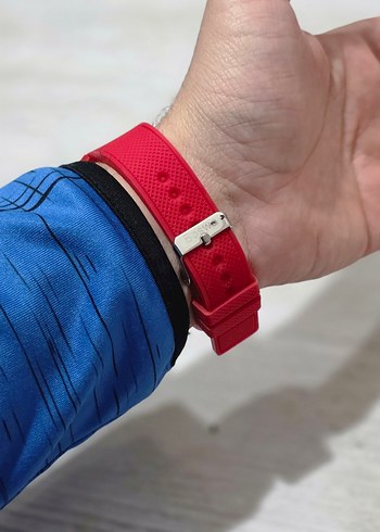 Şık Analog Kırmızı Saat  - Görsel 4