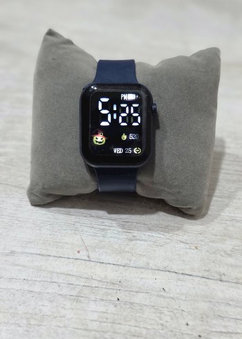 Led Gostergeli Lacivert Saat - Görsel 6