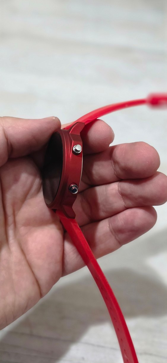 Şık Led Göstergeli Kırmızı Saat  - Görsel 5