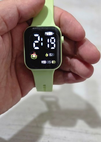 Led Gostergeli Yeşil Saat - Görsel 4