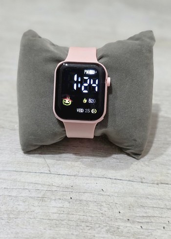 Led Gostergeli Pembe Saat - Görsel 2