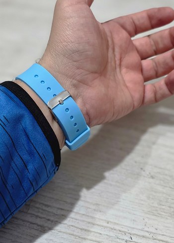 Şık Led Göstergeli Mavi Saat  - Görsel 5