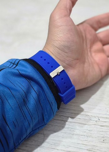 Şık Analog Mavi Saat  - Görsel 3