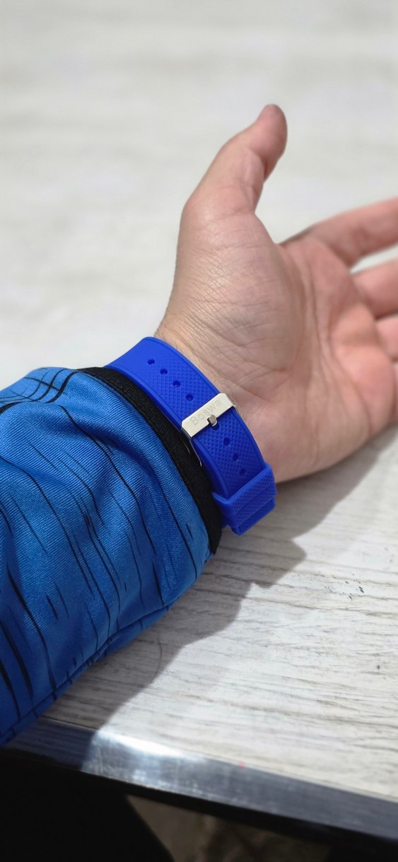 Şık Analog Mavi Saat  - Görsel 3