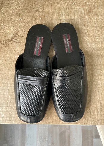 Siyah Erkek Klasik Ev Terliği - Görsel 3