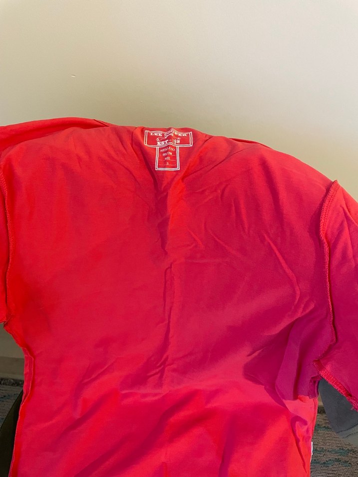 Kısa Kollu Kırmızı Tişörtü - Görsel 3