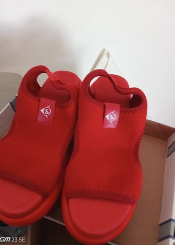 Kırmızı Erkek Spor Sandalet Velcro - Görsel 2