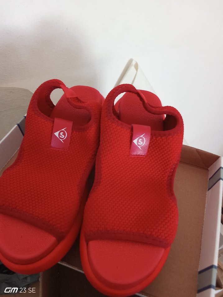 Kırmızı Erkek Spor Sandalet Velcro - Görsel 2