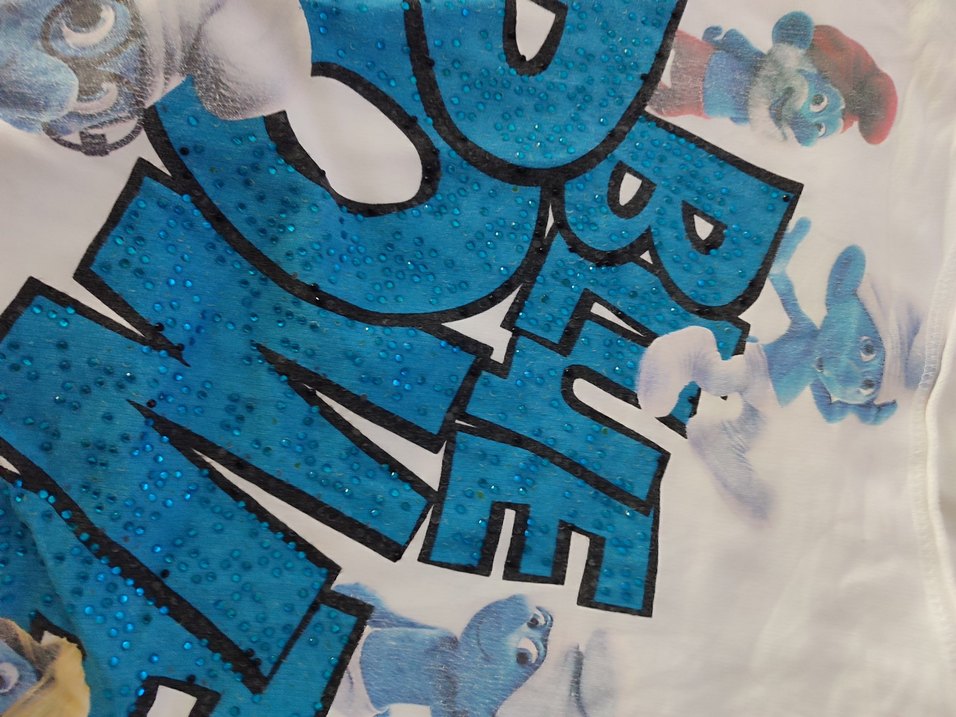 Mavi Baskılı Hamile Sweatshirt - Görsel 3