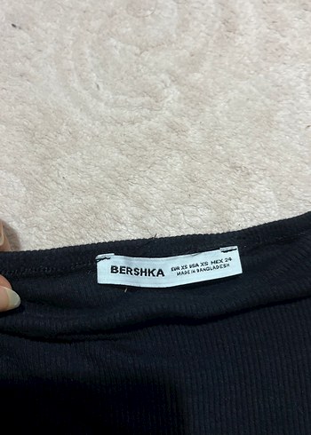 Kadın Siyah Pamuklu Uzun Kollu Bluz - Görsel 2