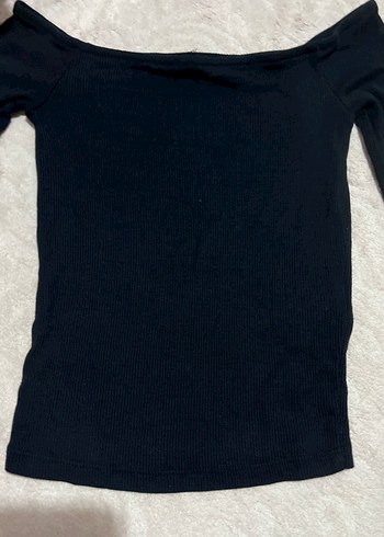 Kadın Siyah Pamuklu Uzun Kollu Bluz - Görsel 3