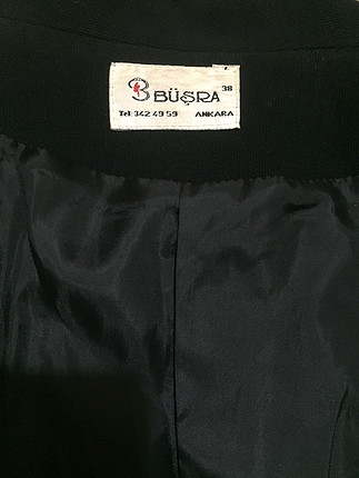 38 Beden siyah Renk Cep detaylı ceket