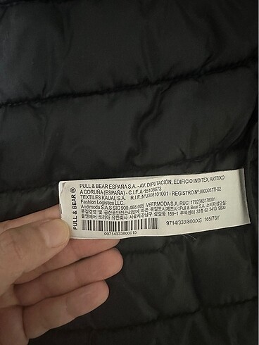 xs Beden Siyah mevsimlik mont