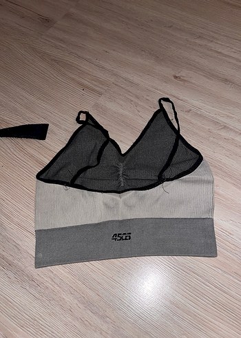 Gri Mini Spor Sütyeni - Görsel 2