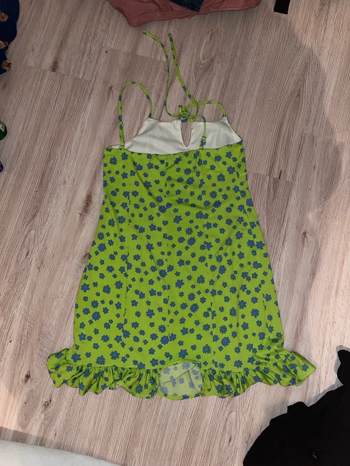 Yeşil Yazlık Elbise - Görsel 2