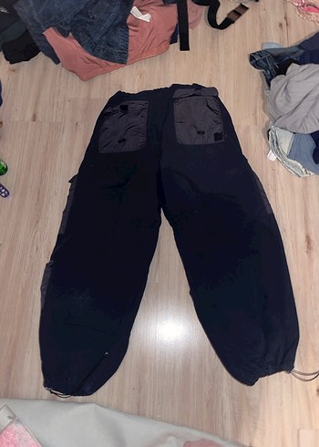 Kadın Lacivert Rahat Kesim Pantolon - Görsel 2