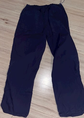 Kadın Mavi Rahat Kesim Pantolon - Görsel 2