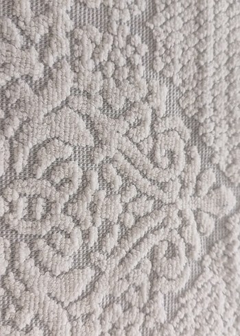 Beden gri Renk Bohem Gri Baskılı Pamuklu havlu etiketli madam Coco