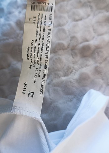 Beyaz uzun kollu bluz - Görsel 5