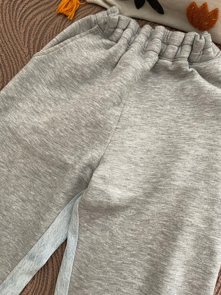 Çift taraflı önü eşofman arkası kot alt midi giyim markasız akt - Görsel 2