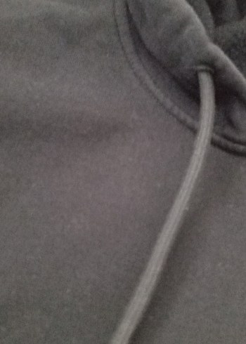 Diğer Siyah Kapüşonlu unisex Sweatshirt