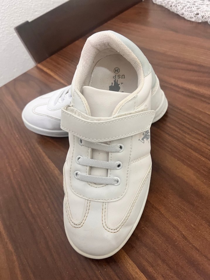 Beyaz Erkek Çocuk Spor Ayakkabı polo - Görsel 2