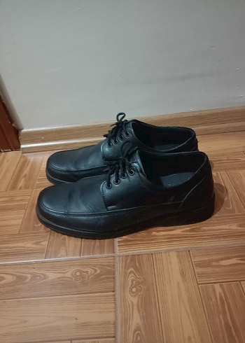 Siyah Minimalist Erkek Klasik Ayakkabı - Görsel 4