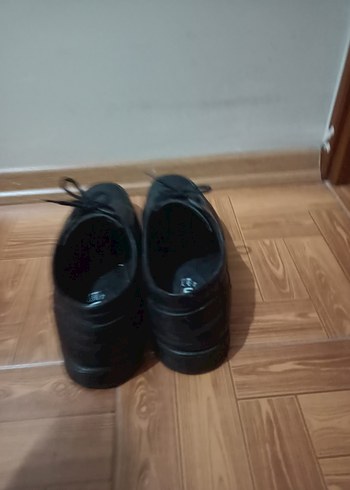 Siyah Minimalist Erkek Klasik Ayakkabı - Görsel 3