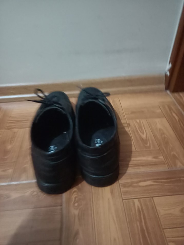 Siyah Minimalist Erkek Klasik Ayakkabı - Görsel 3