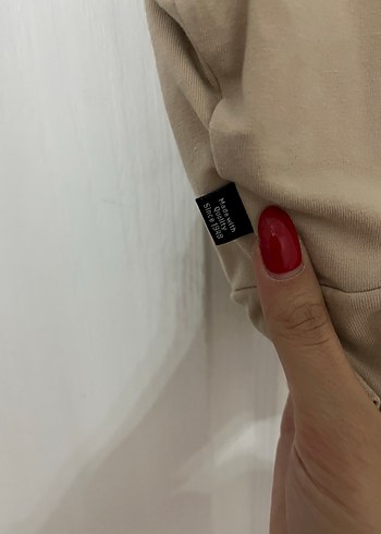 xs Beden ten rengi Renk Bej Yüksek Yakalı Kolsuz Crop Top