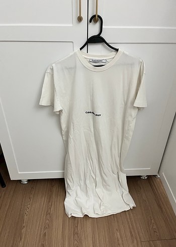 Calvin Klein Calvin Klein Beyaz Elbise Uzun
