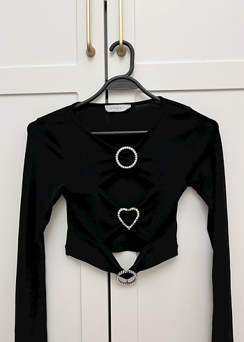 Beyyoglu Siyah Mini Goth Bluz