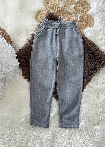 Düğmeli Gri Erkek Çocuk Eşofman Altı - Görsel 2