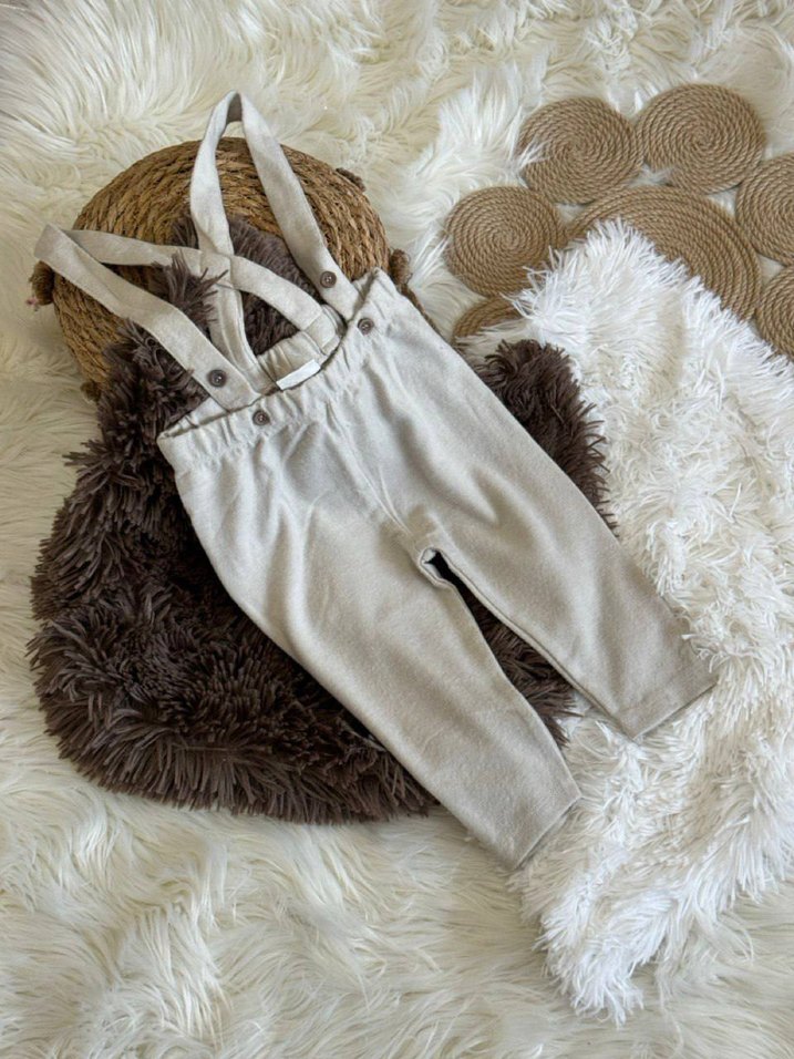 Bej Kız Normcore Eşofman Altı - Görsel 2