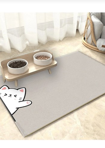 Kedi Mama Altlığı Kaymaz Tasarım - Görsel 2