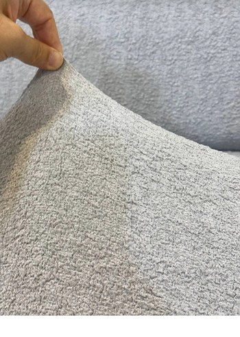 3lü bukle Jakarlı pamuk koltuk örtüsü - Görsel 3