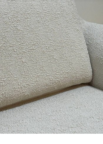 3lü bukle Jakarlı pamuk Modern Düz Desen Koltuk Örtüsü - Görsel 5