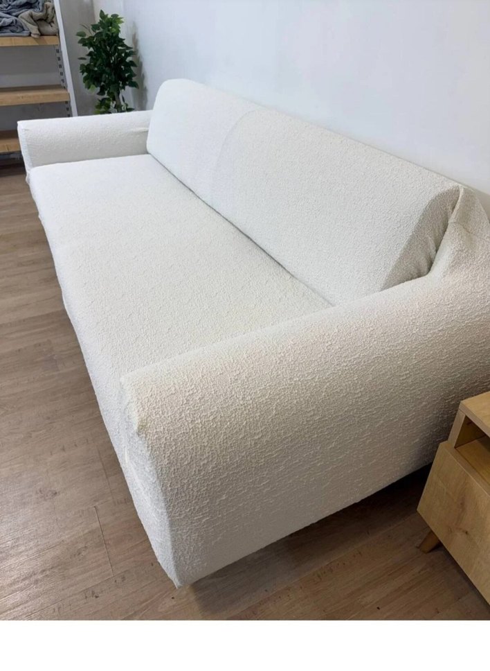 3lü bukle Jakarlı pamuk Modern Düz Desen Koltuk Örtüsü - Görsel 3