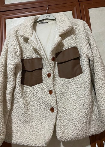 Kahverengi Kürklü Kadın Kısa Mont - Görsel 4