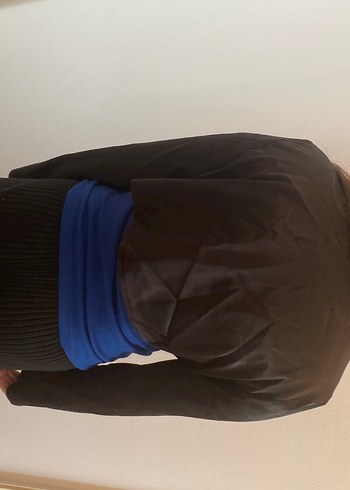 Siyah saten bolera - Görsel 2