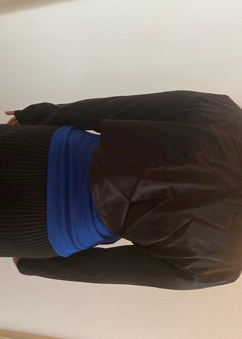 Siyah saten bolera - Görsel 3