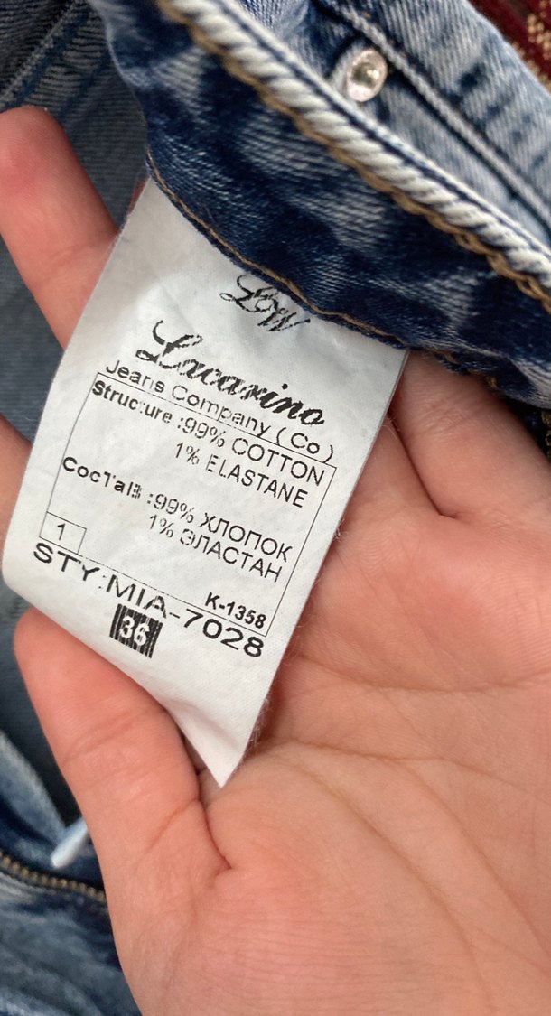 Kadın Mavi Kot Midi Boy Street Style Pantolon - Görsel 4